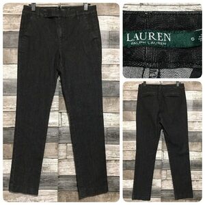 Lauren Ralph Lauren Slim Straight Jeans Women’s 6 Washed Black (Inseam 28.5)